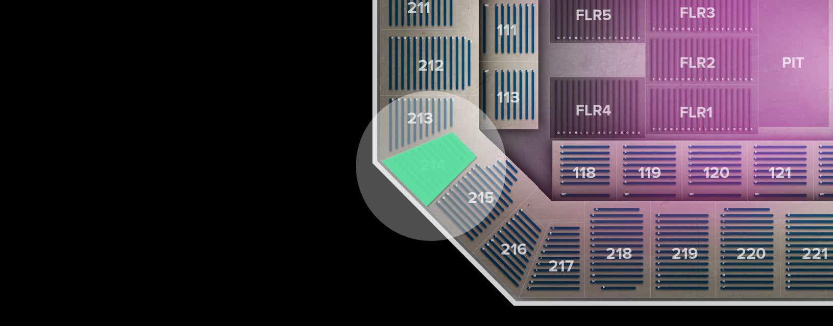 Seat view from Upper