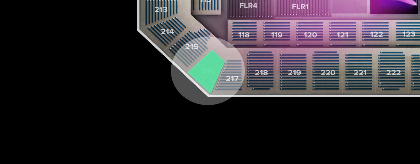 Seat view from Upper