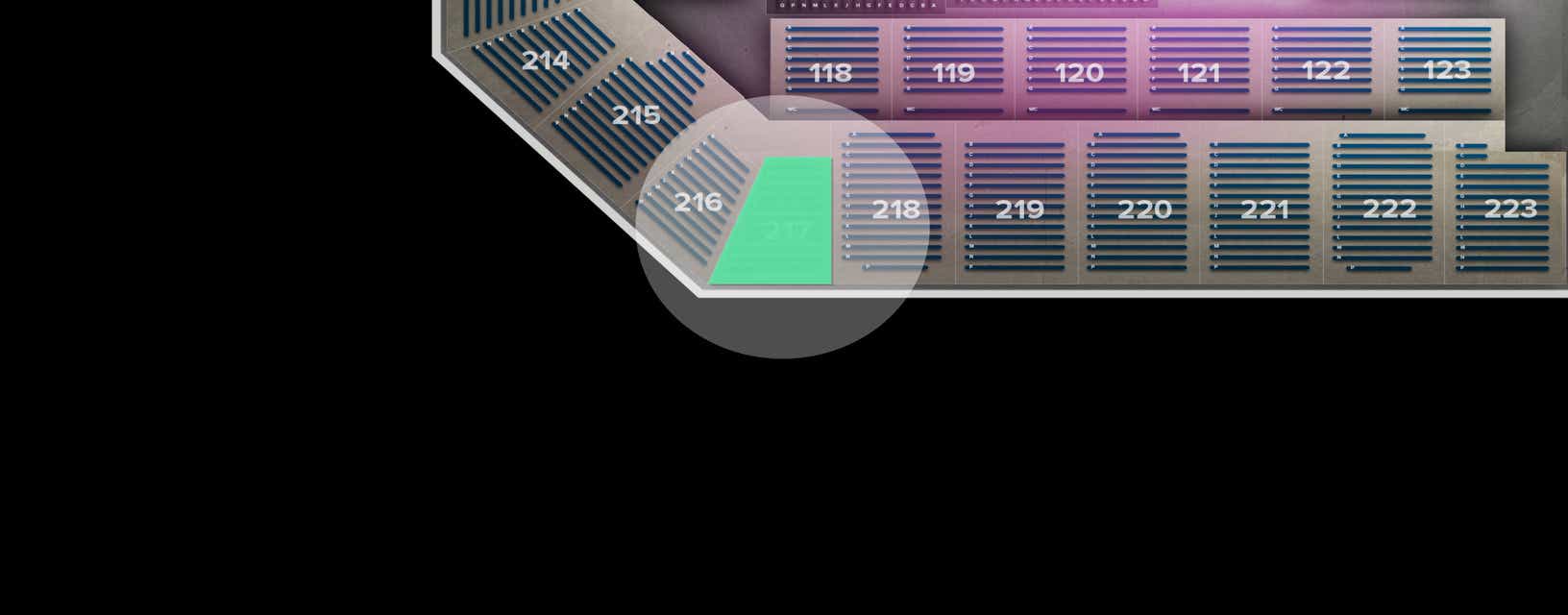 Seat view from Upper