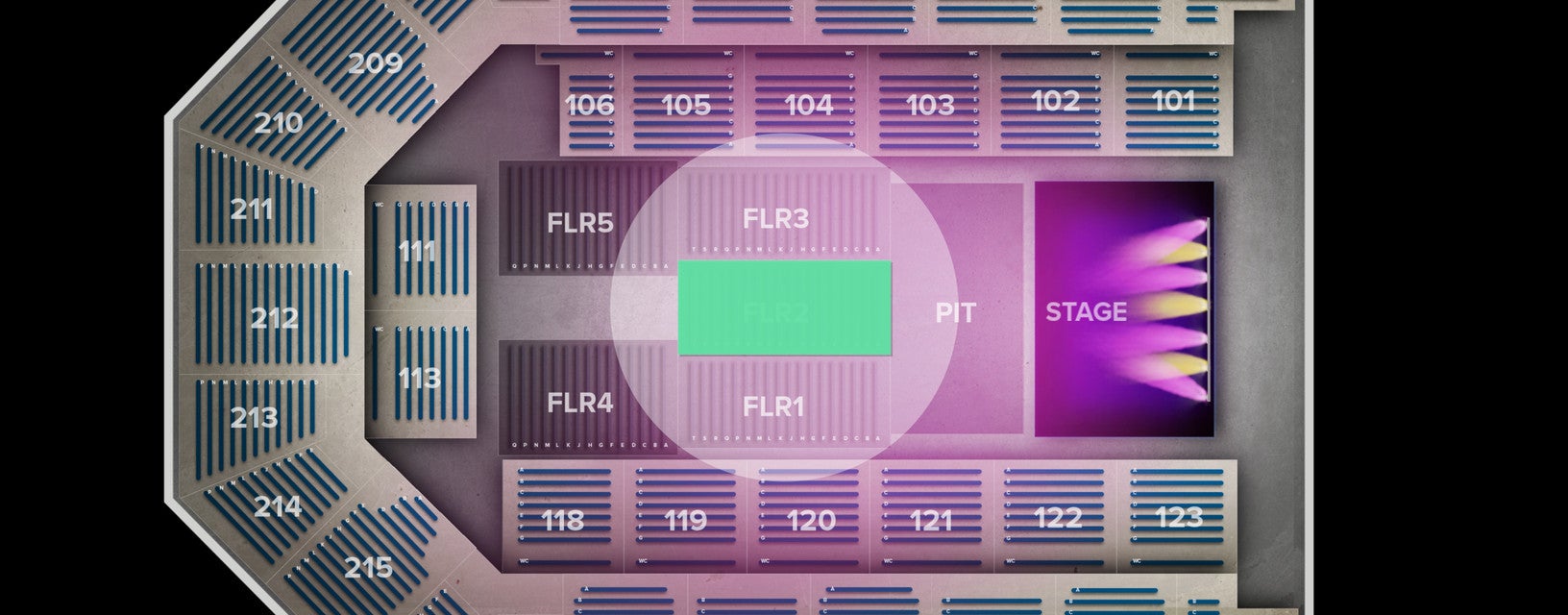 Seat view from Floor