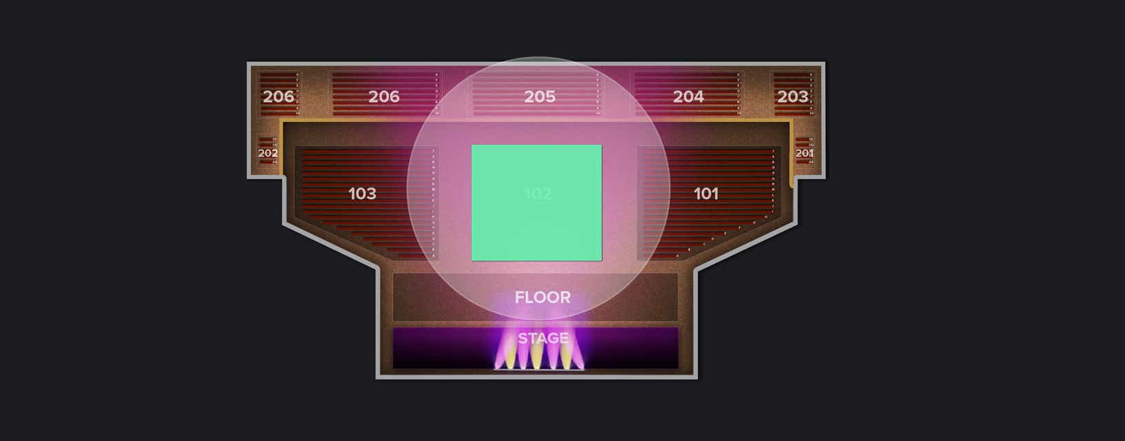 Seat view from Lower
