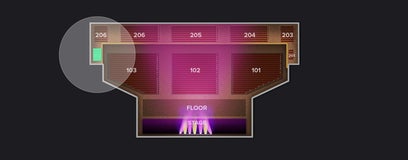 Seat view from Upper