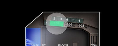 Seat view from Upper