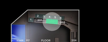 Seat view from Upper