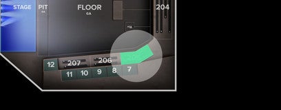 Seat view from Upper