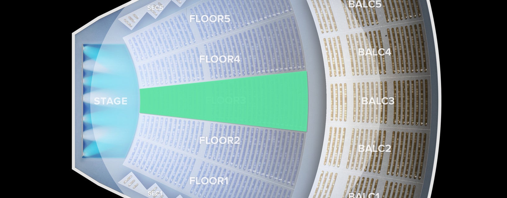 Seat view from Floor