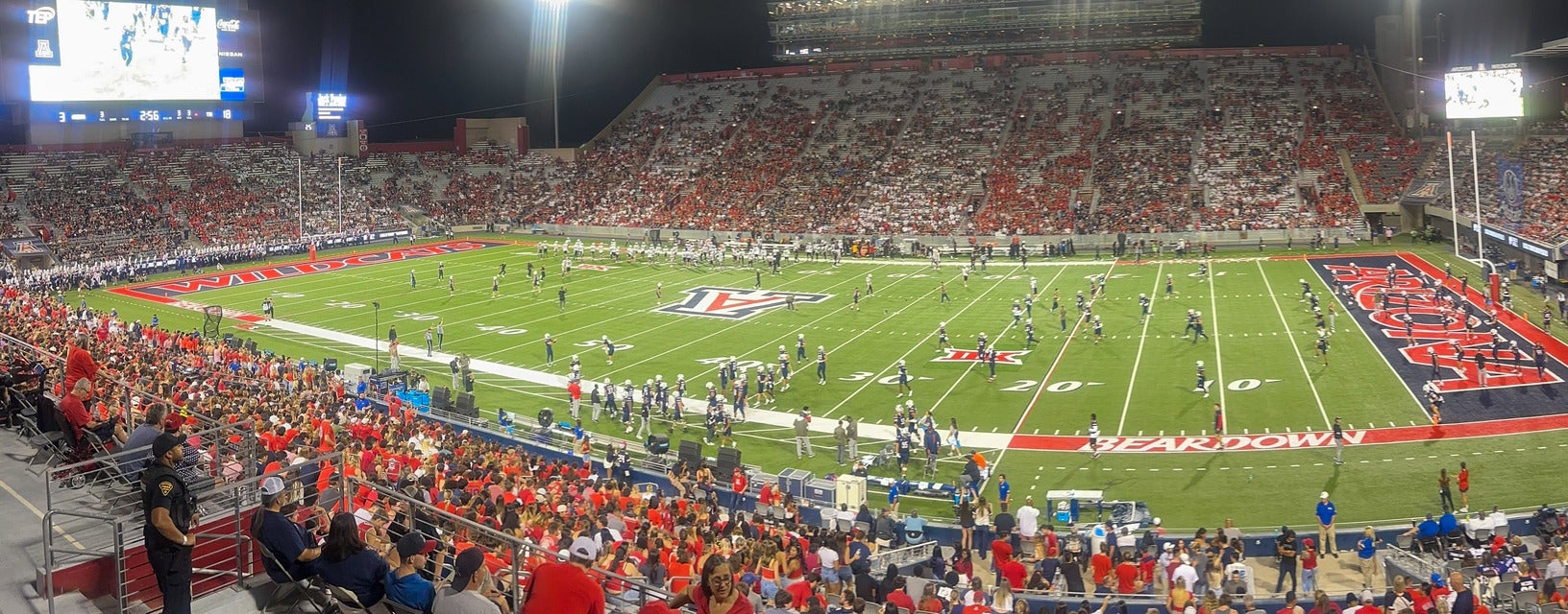 Seat view from Middle Level Sideline