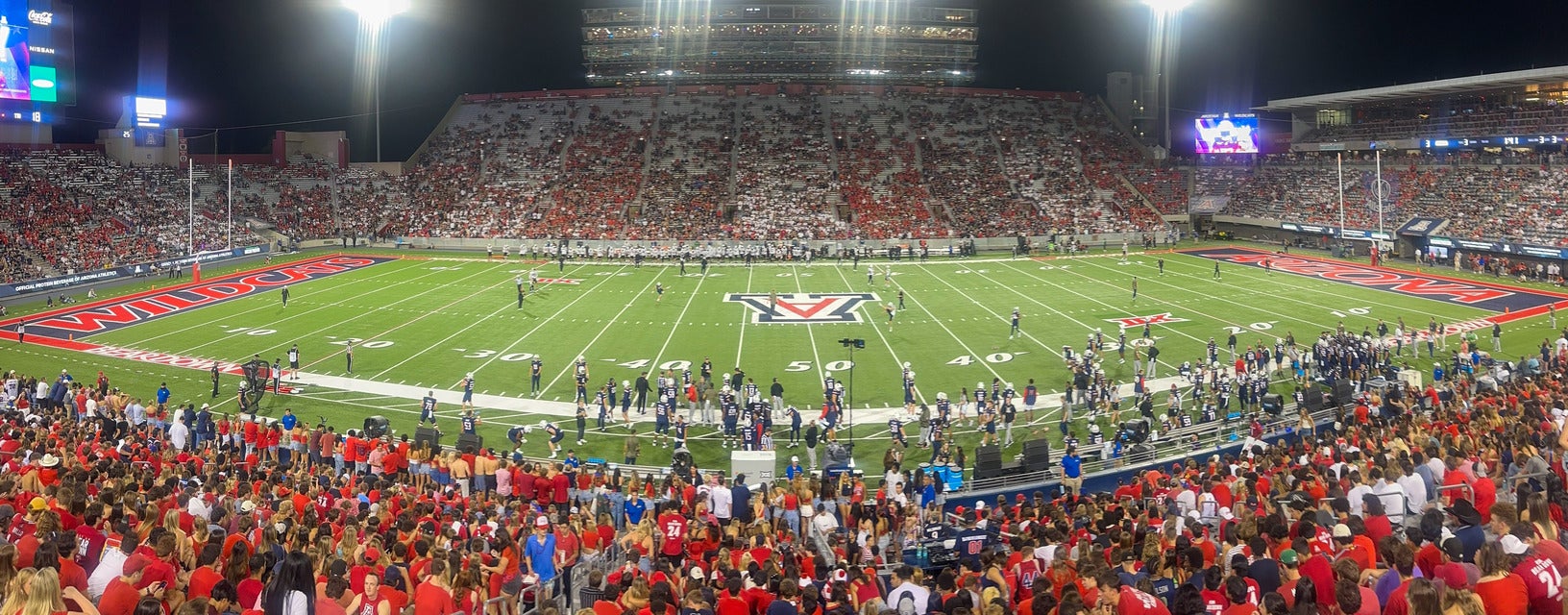 Seat view from Middle Level Sideline