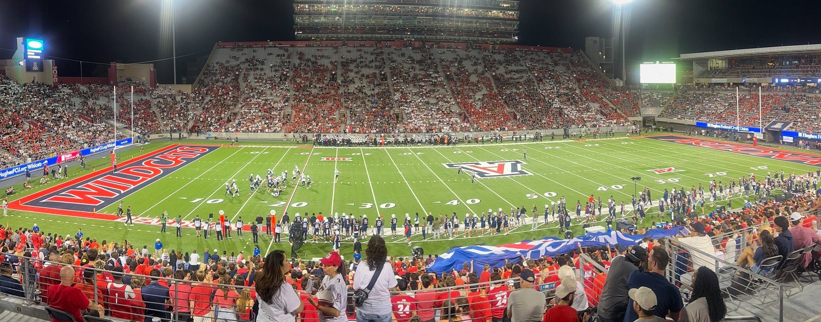 Seat view from Middle Level Sideline