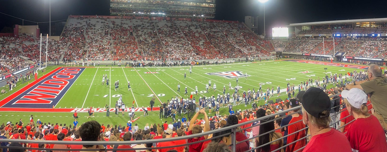Seat view from Middle Level Sideline