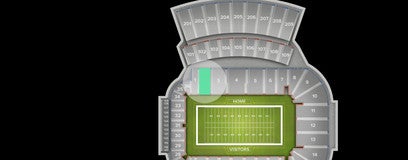 Seat view from Lower Sideline