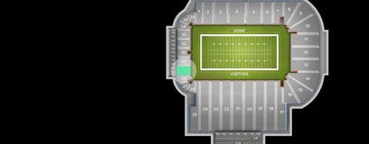 Seat view from Lower North End Zone