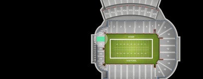 Seat view from Lower North End Zone