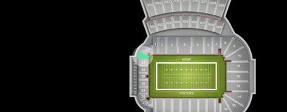 Seat view from Lower North End Zone