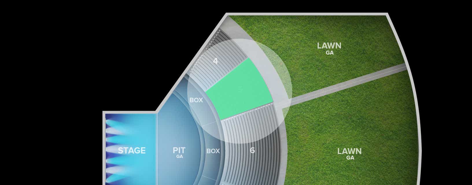 Seat view from Reserved