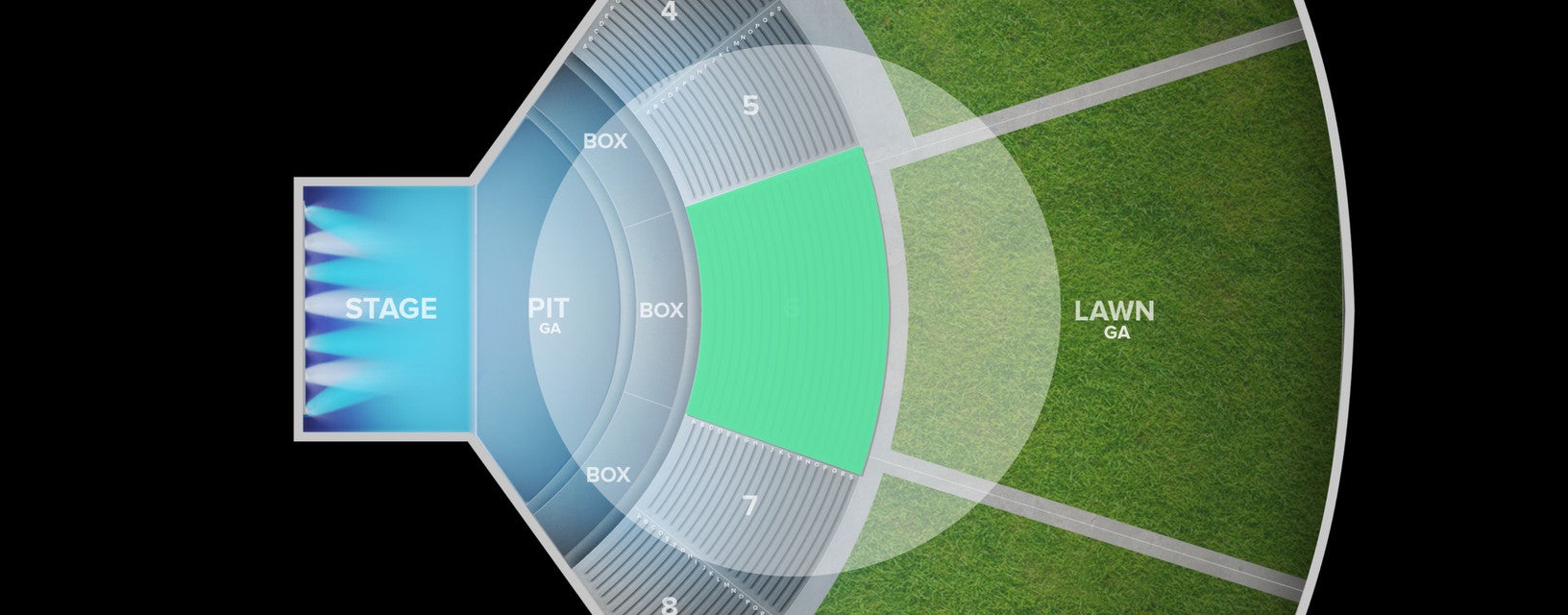 Seat view from Reserved
