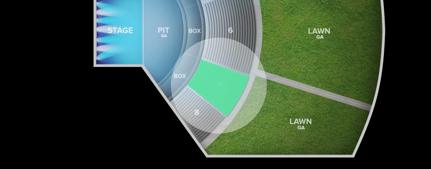 Seat view from Reserved