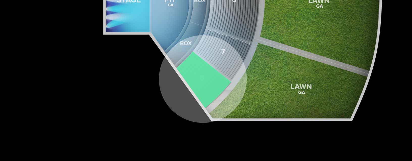 Seat view from Reserved