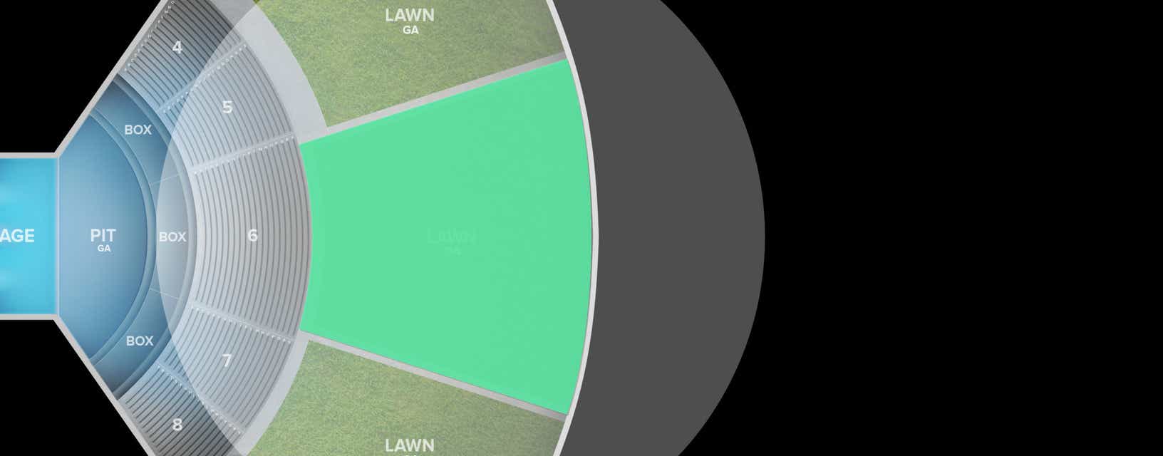 Seat view from Lawn