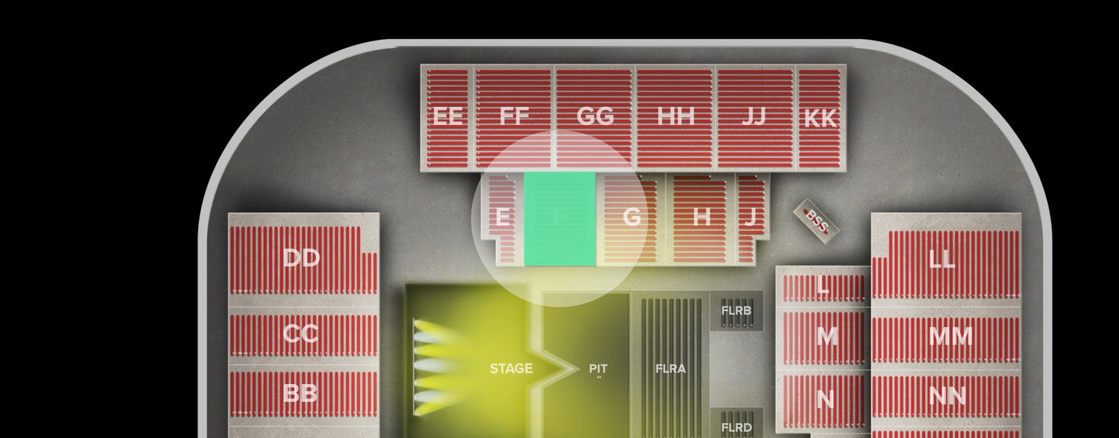 Seat view from Lower