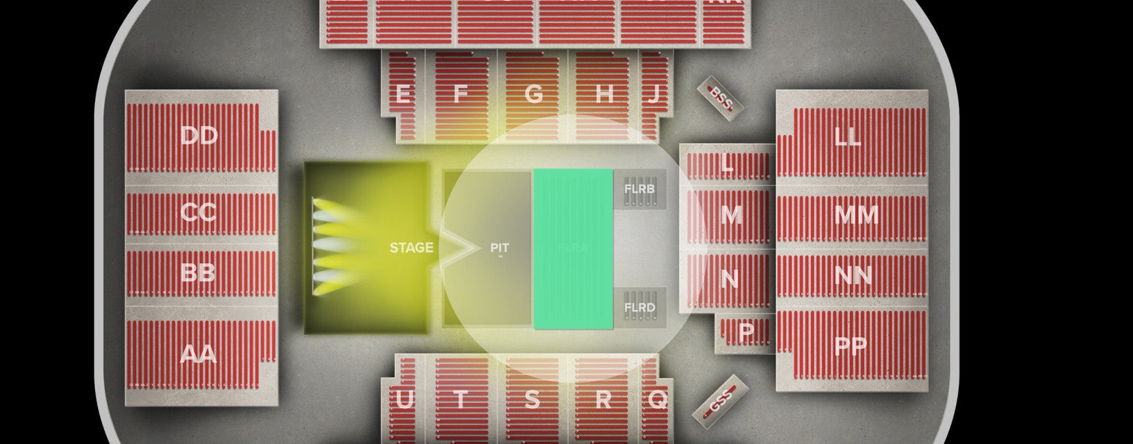 Seat view from Floor