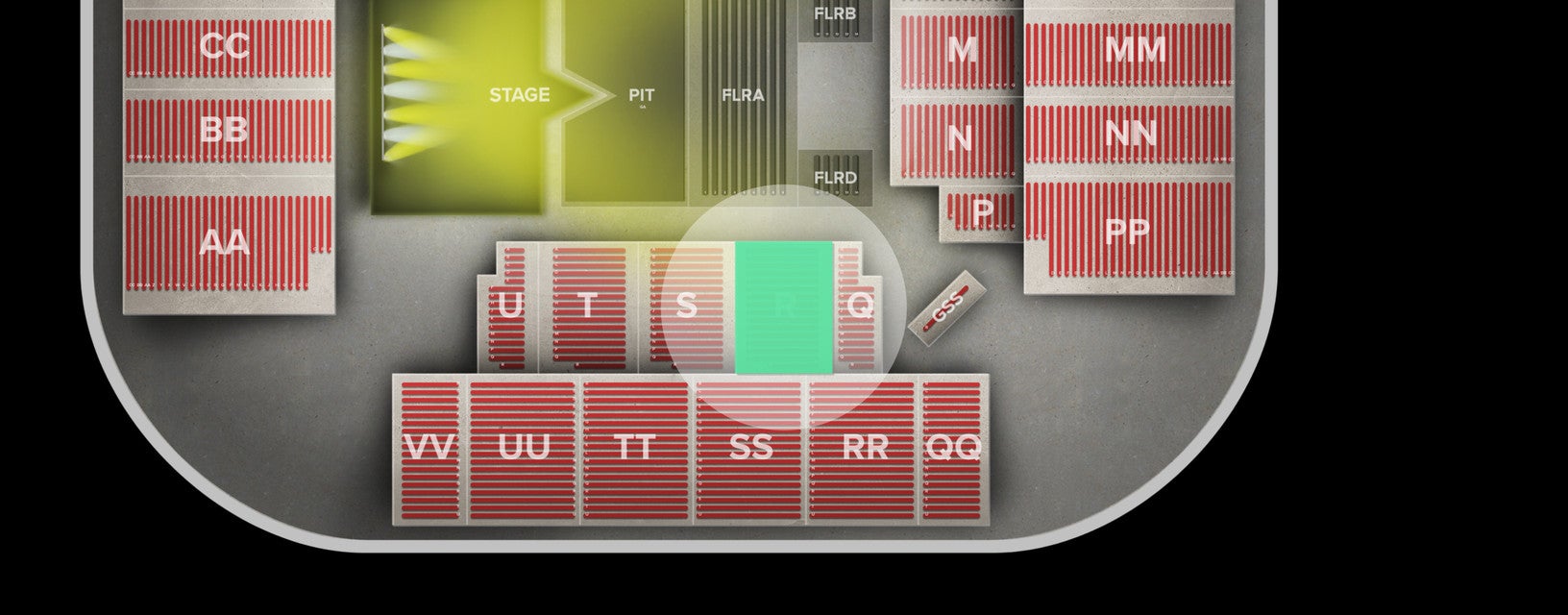 Seat view from Lower