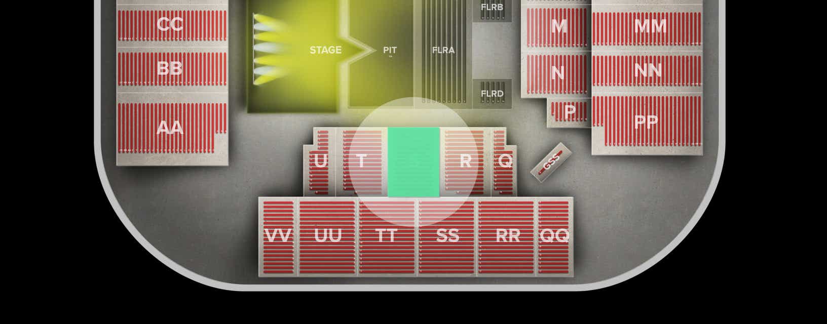 Seat view from Lower