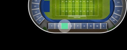 Seat view from General Admission