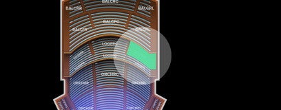 Seat view from Loge RL
