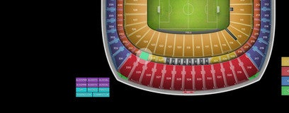 Seat view from Club