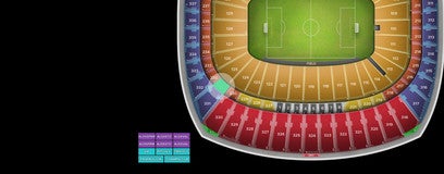 Seat view from Club