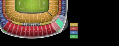 Seat view from Upper