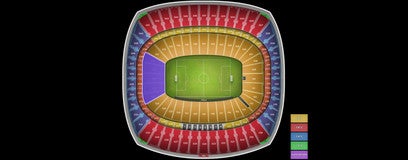 Seat view from Lower Endzone