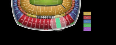 Seat view from Upper