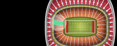 Seat view from Field Touchdown Zone