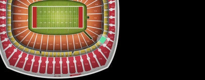 Seat view from Touchdown Zone