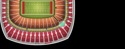Seat view from Touchdown Zone