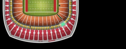 Seat view from Redzone