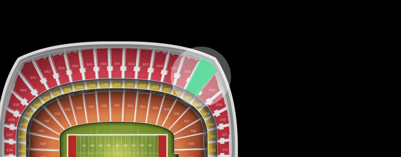 Seat view from Upper Redview