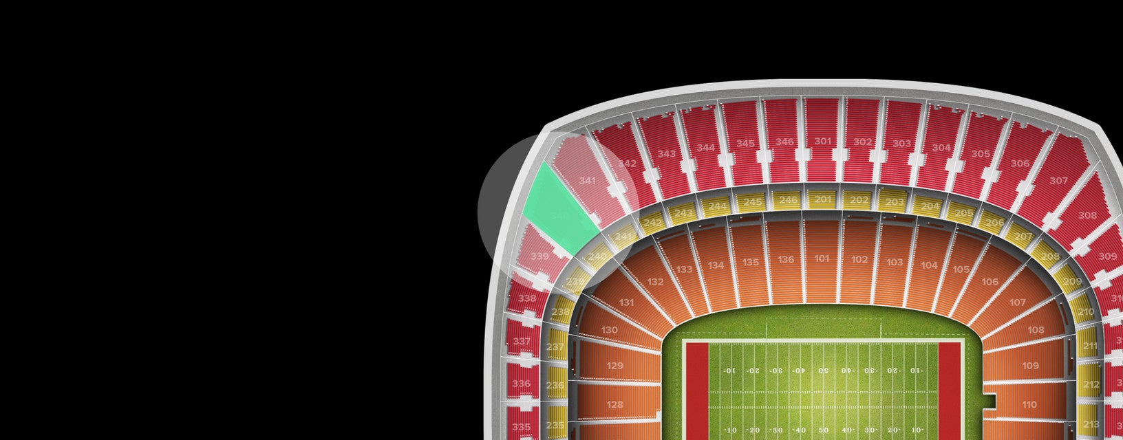 Seat view from Upper Redview