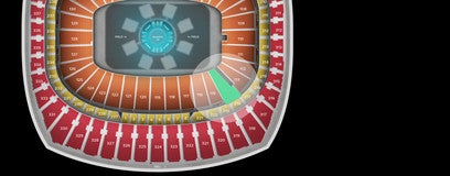 Seat view from Field Redzone