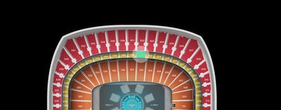 Seat view from Sideline Select Fifty
