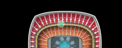 Seat view from Sideline Select Fifty