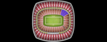 Seat view from Field Red Zone