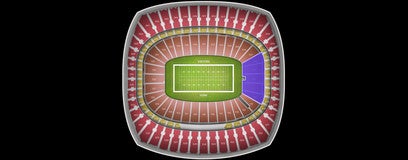 Seat view from Field Touchdown
