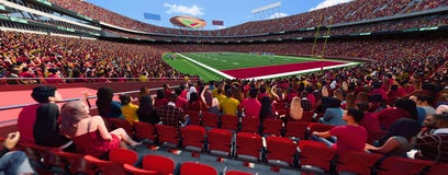 Seat view from Field Red Zone