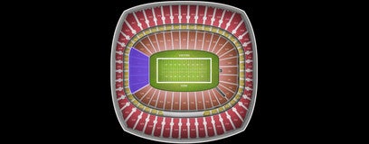 Seat view from Field Touchdown