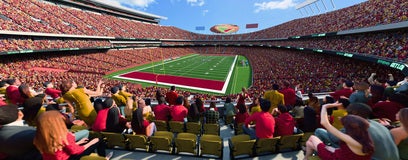 Seat view from Club Red Zone