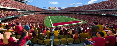 Seat view from Club Red Zone