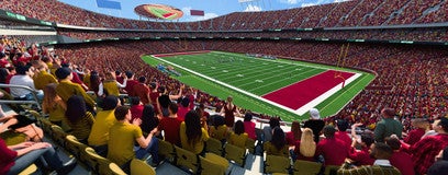 Seat view from Club Red Zone